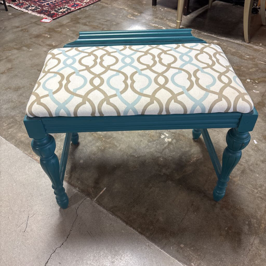 Upholstered Painted Bench
