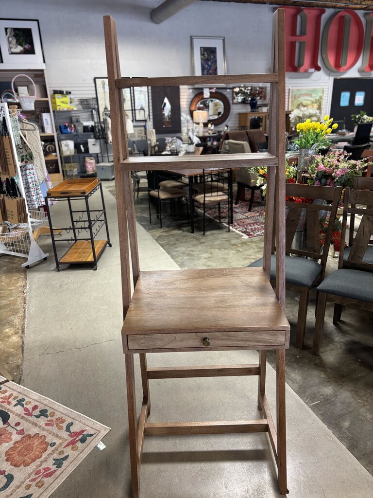 Wooden Ladder Desk w/ Drawer 25 x 20 X 71