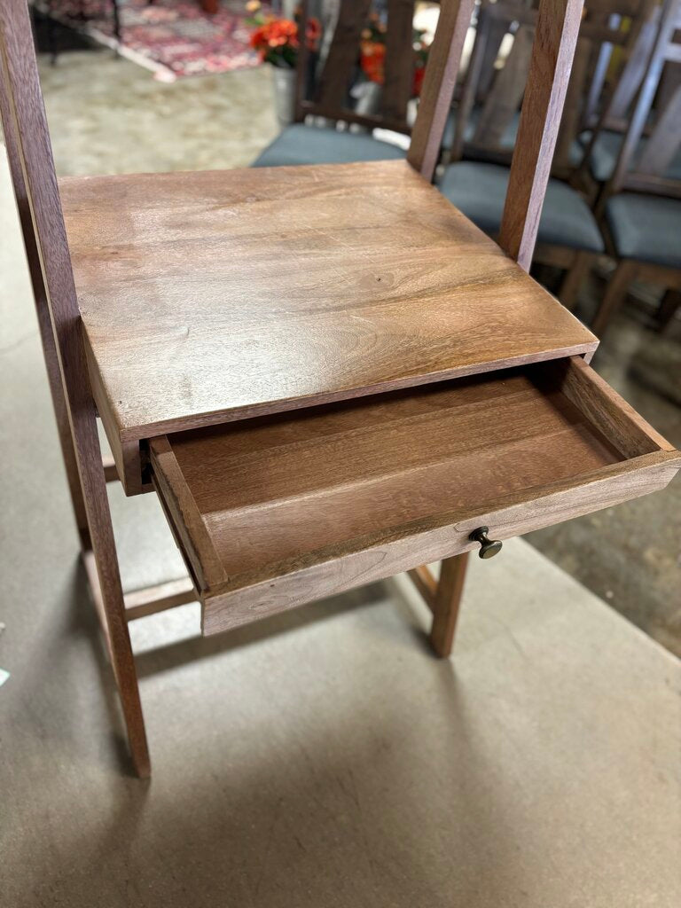 Wooden Ladder Desk w/ Drawer 25 x 20 X 71