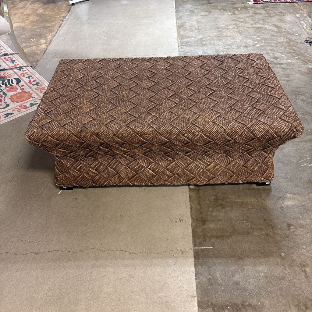 Woven Rattan Coffee Table 55.5 X 33.5 X 19