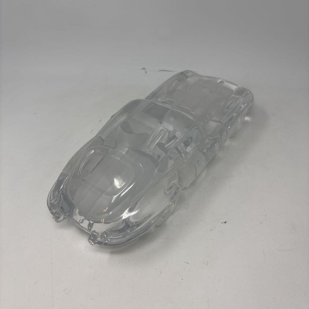 Crystal Glass jaguar E-Type Paperweight