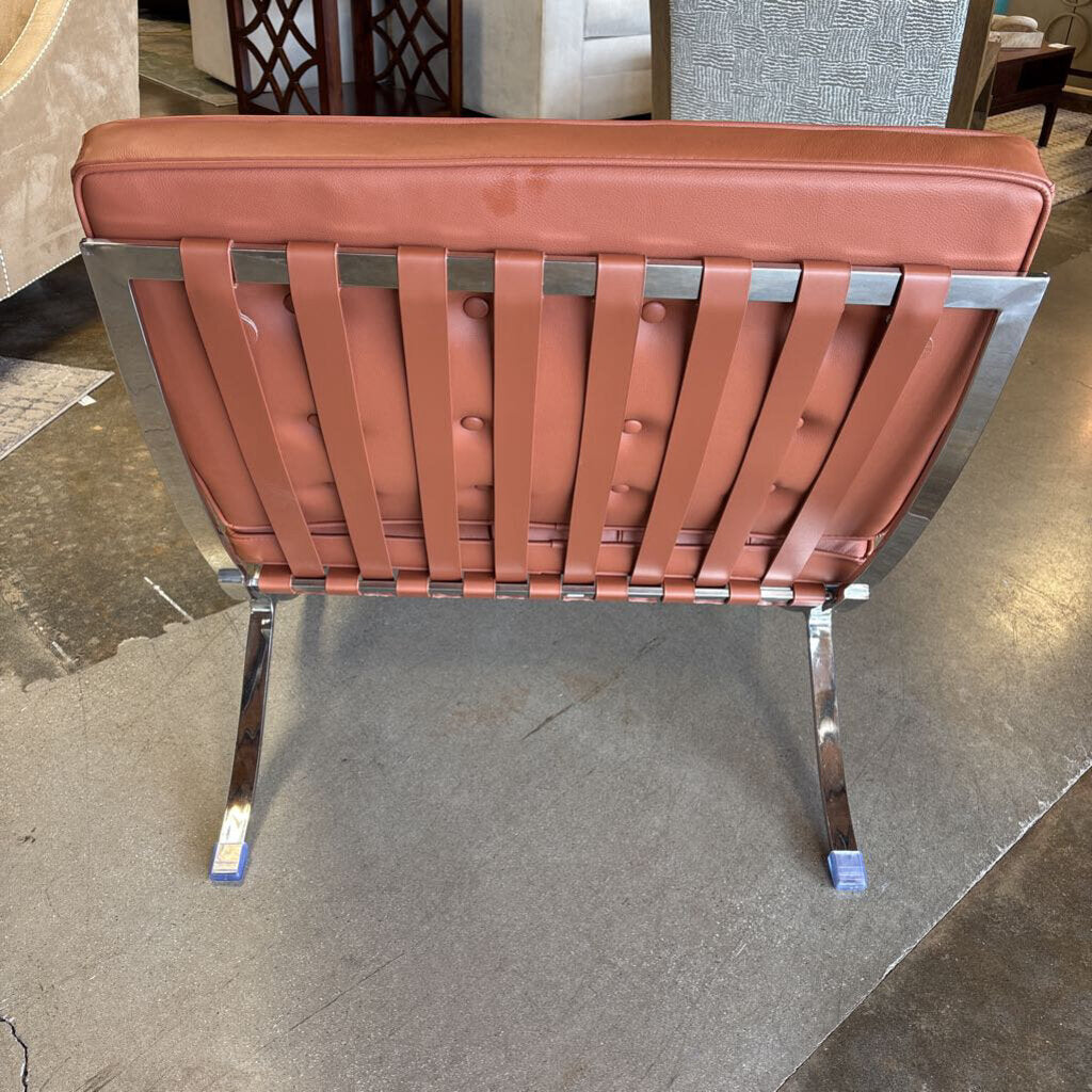 Faux Leather Barcelona Chair