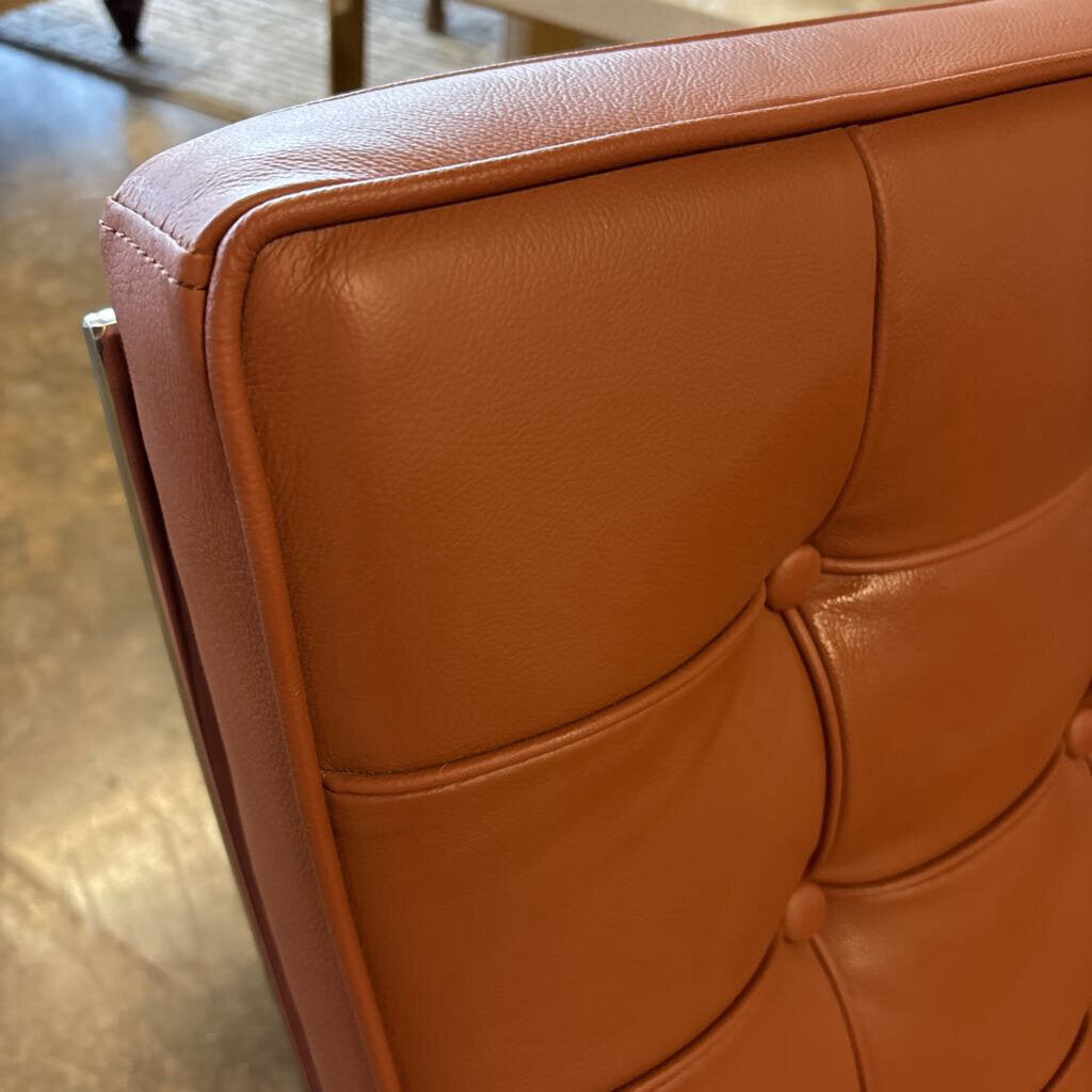 Faux Leather Barcelona Chair