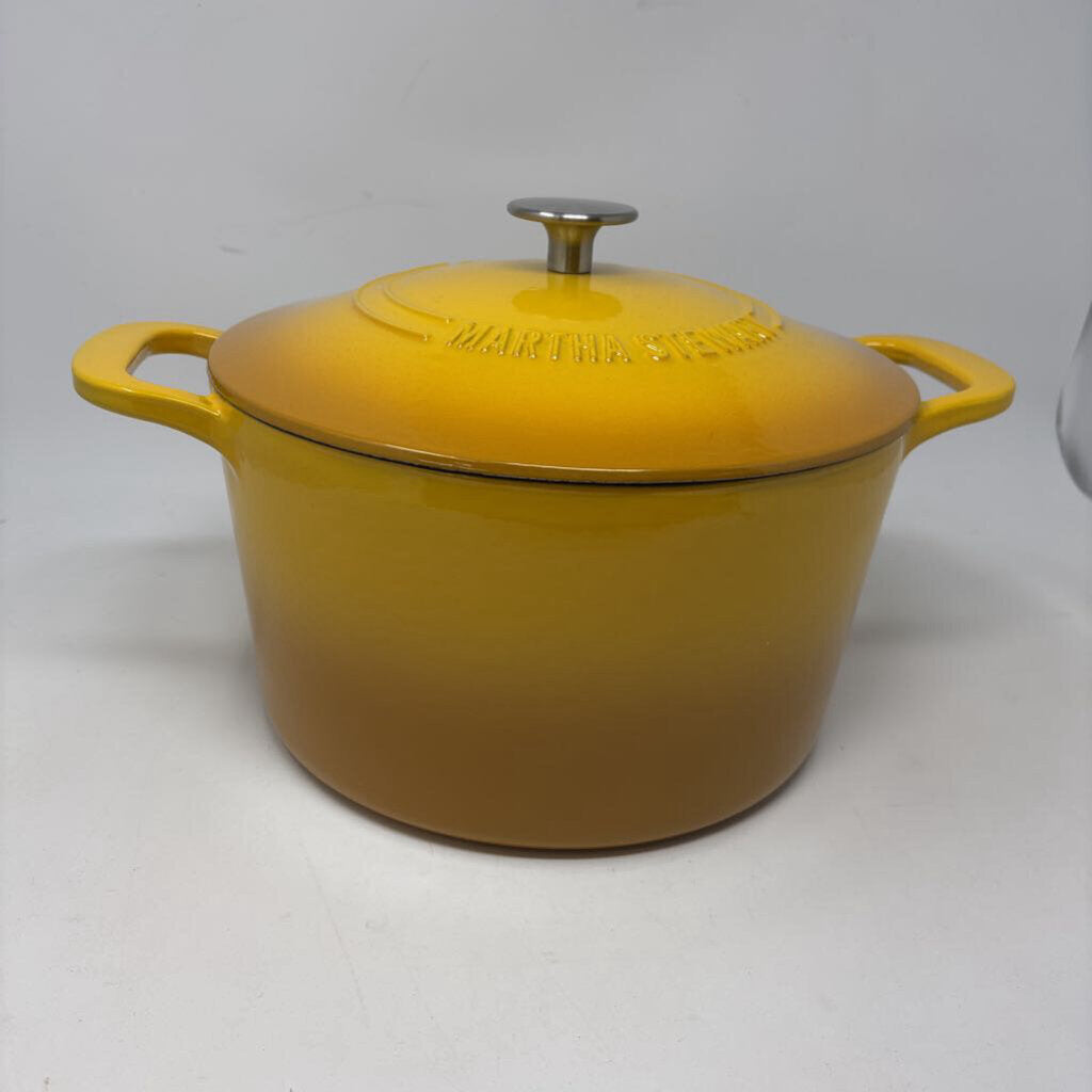 Enameled Cast Iron 7 QT Covered Dutch Oven