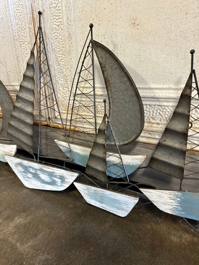 Metal Sailboat Wall Art