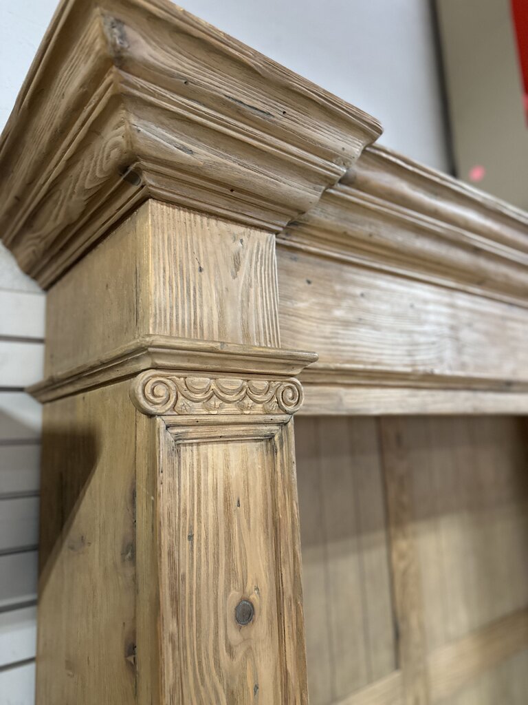 Solid Pine Bookcase Shelves & drawers