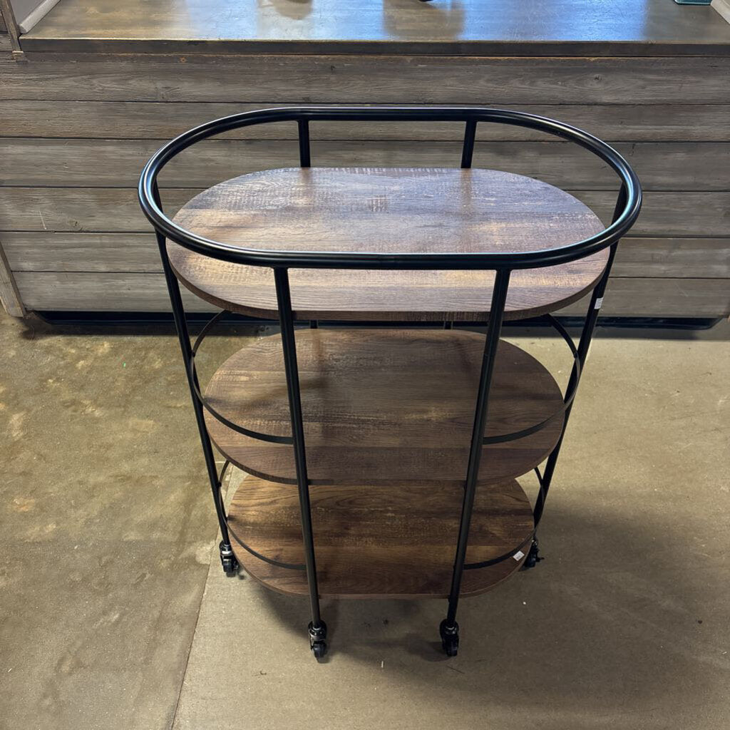 3 Tier Rolling Bar/Serving Cart