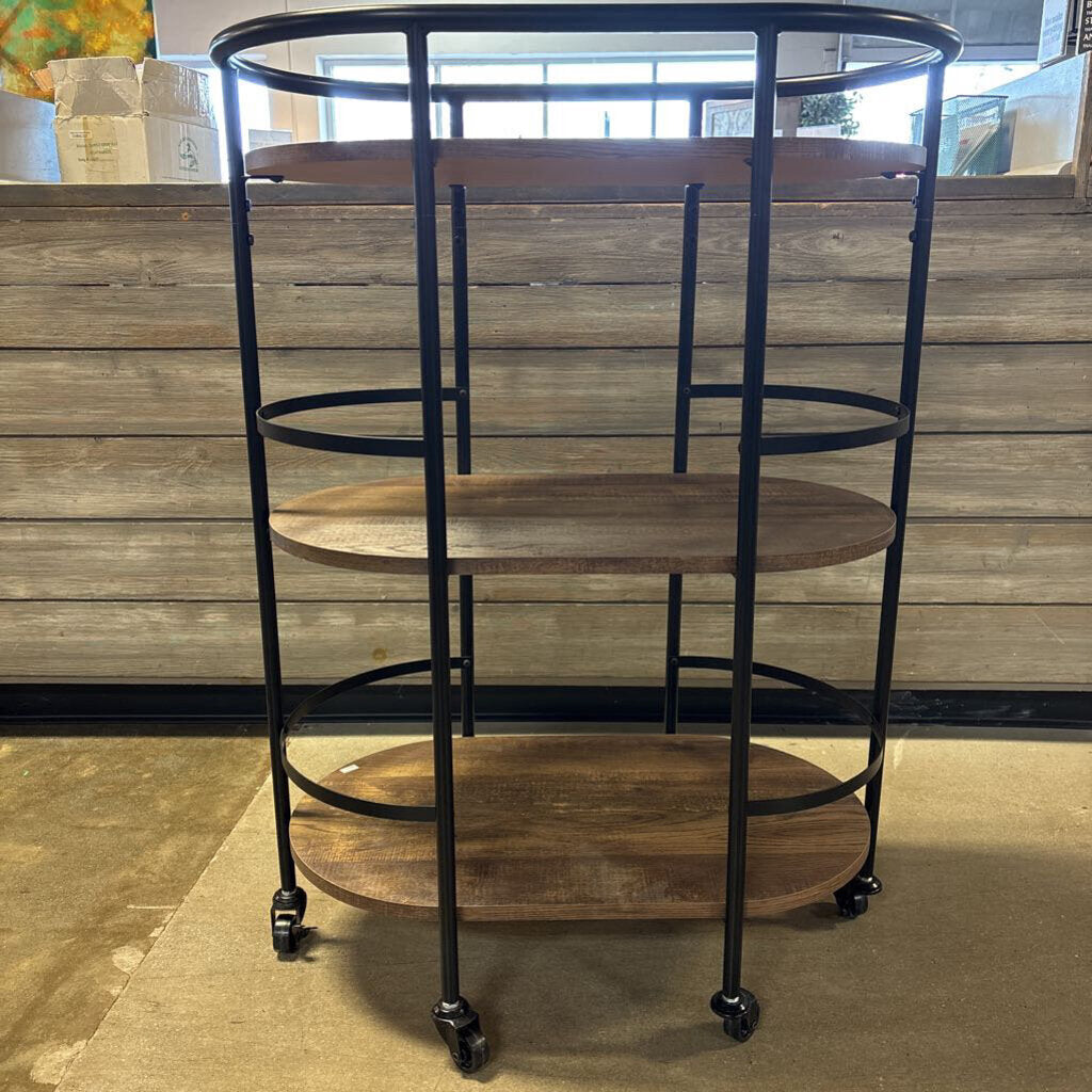 3 Tier Rolling Bar/Serving Cart