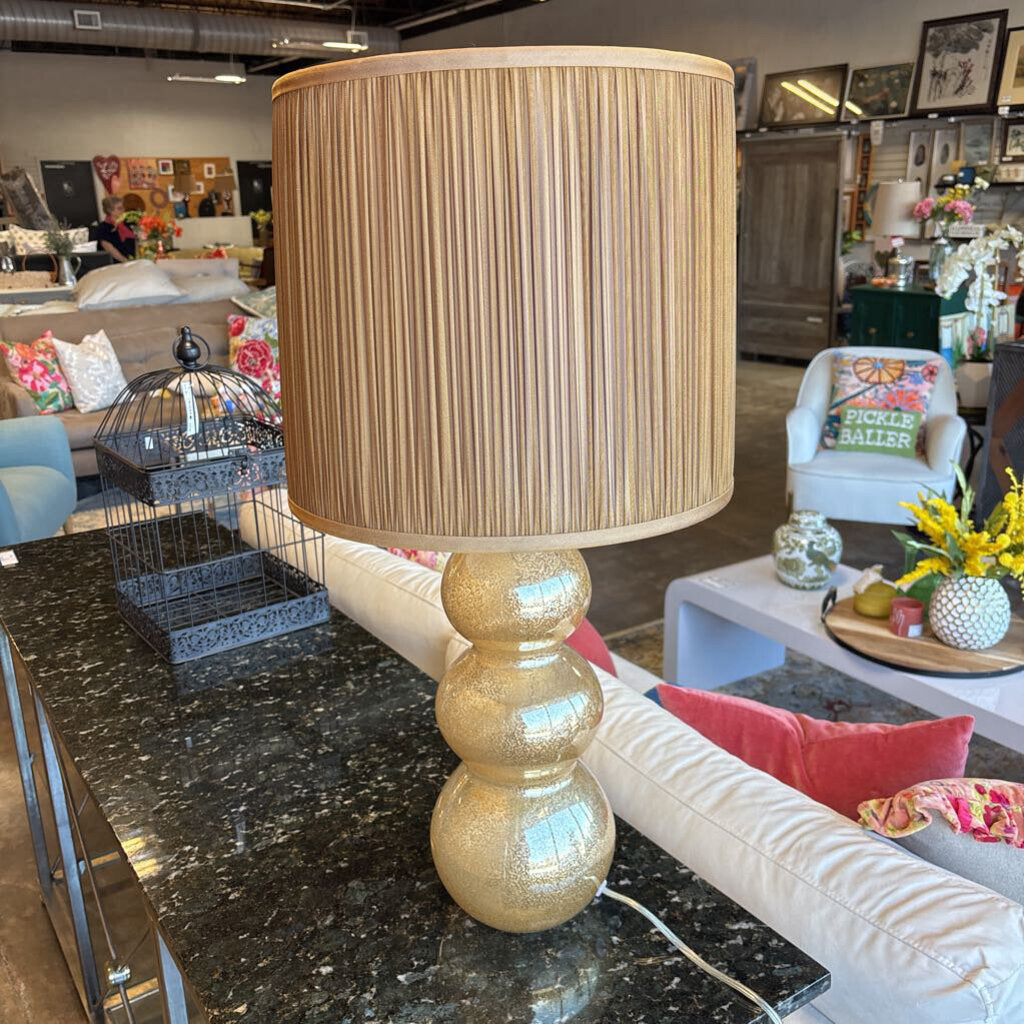 Metallic Sphere Table Lamp