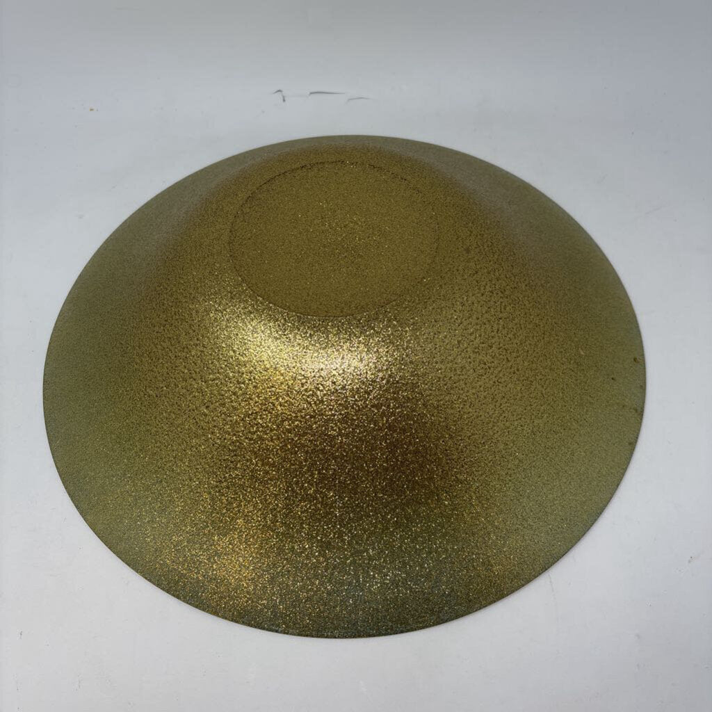 Vintage Iridescent Glitter Art Glass Bowl