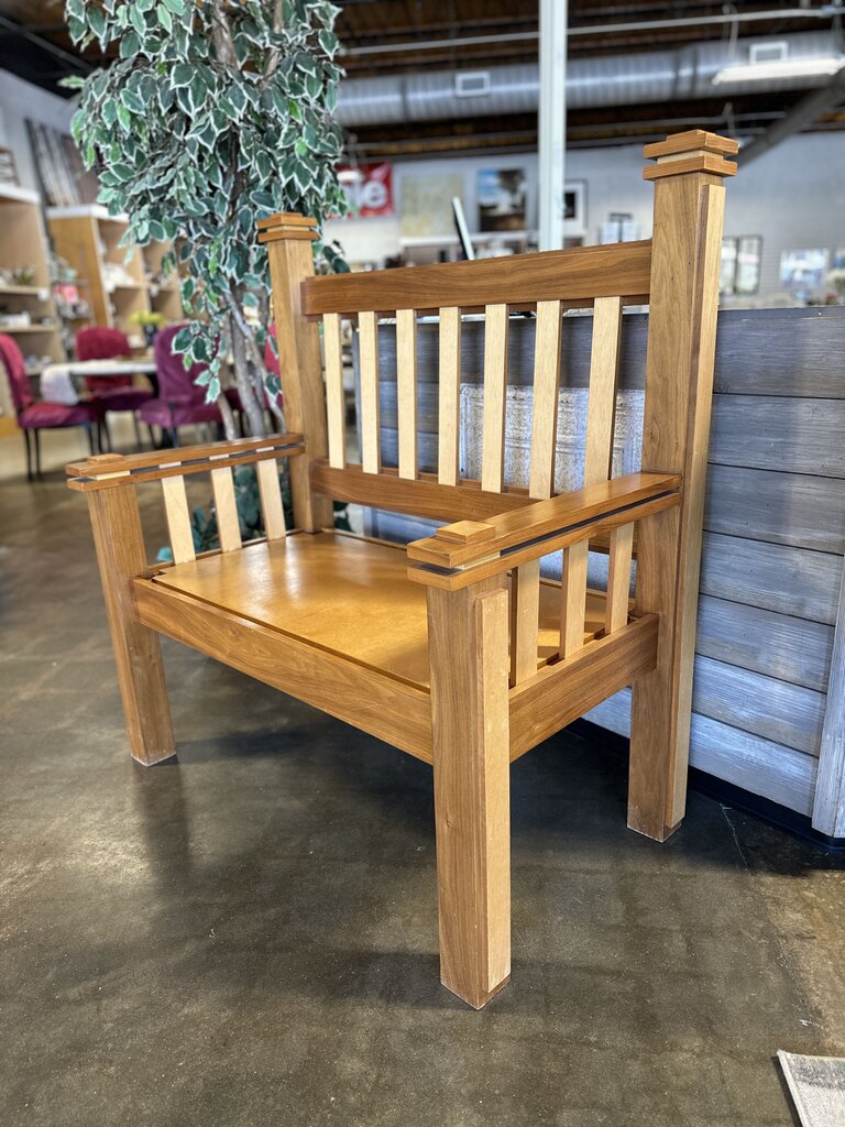 Handmade Indoor & Out Oak Bench