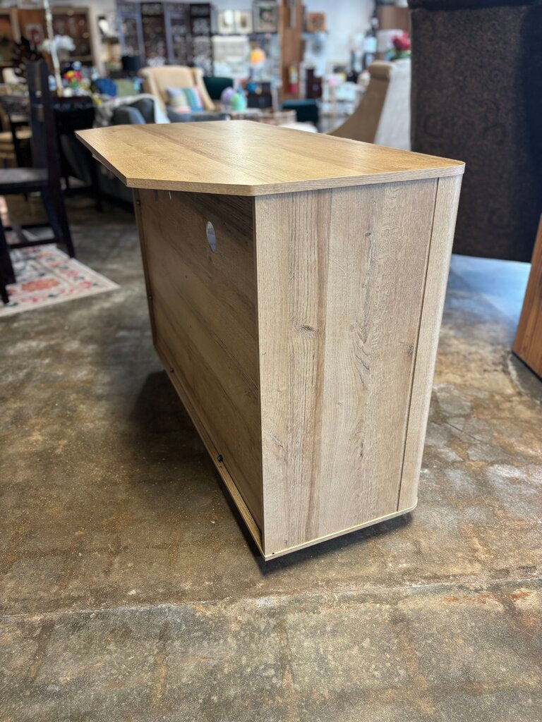 Corner Media Storage Cabinet