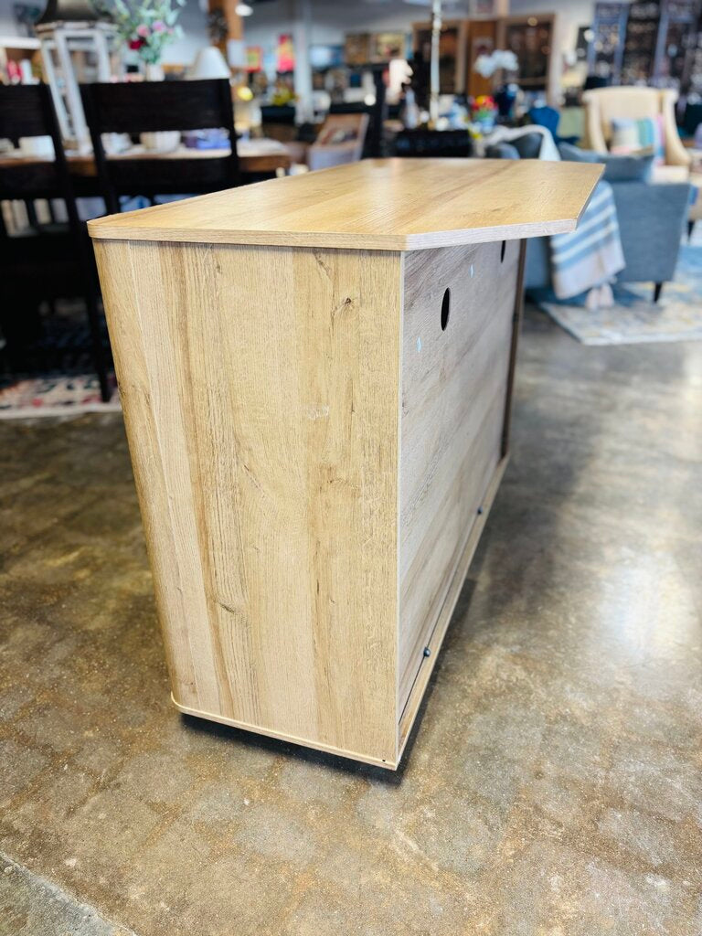 Corner Media Storage Cabinet