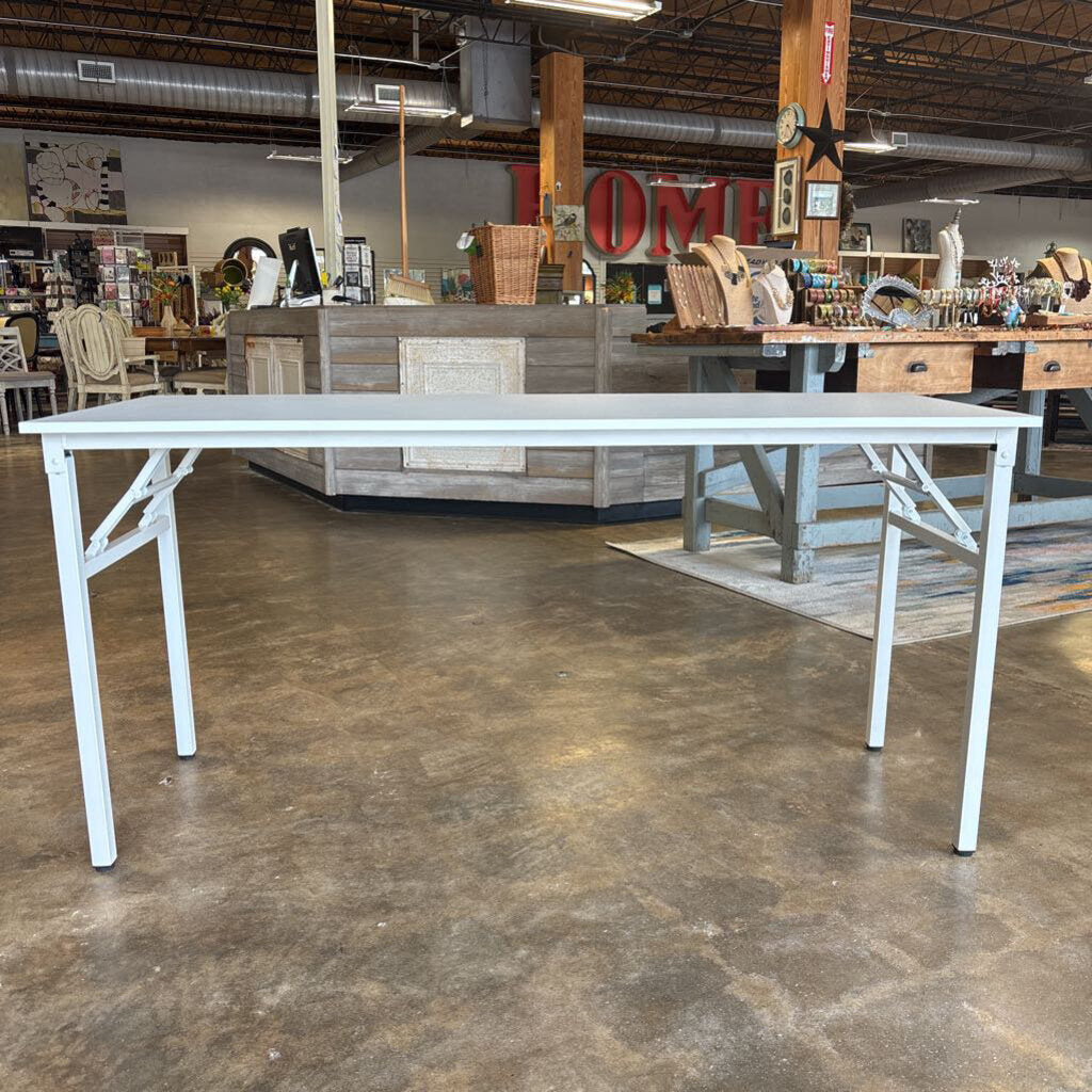 White Folding Desk
