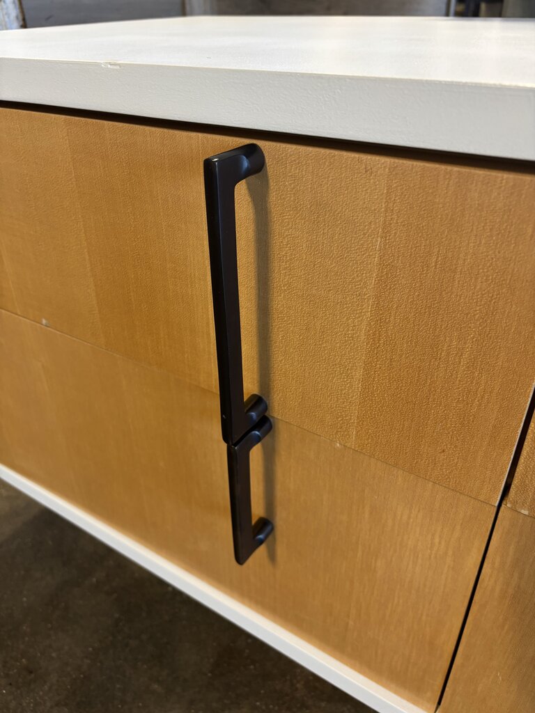Modern Heavy 5 Drawer 2 Door Cabinet 73 X 22.25 X 25.25