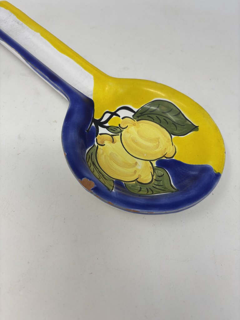 Italian Pottery Spoon Rest