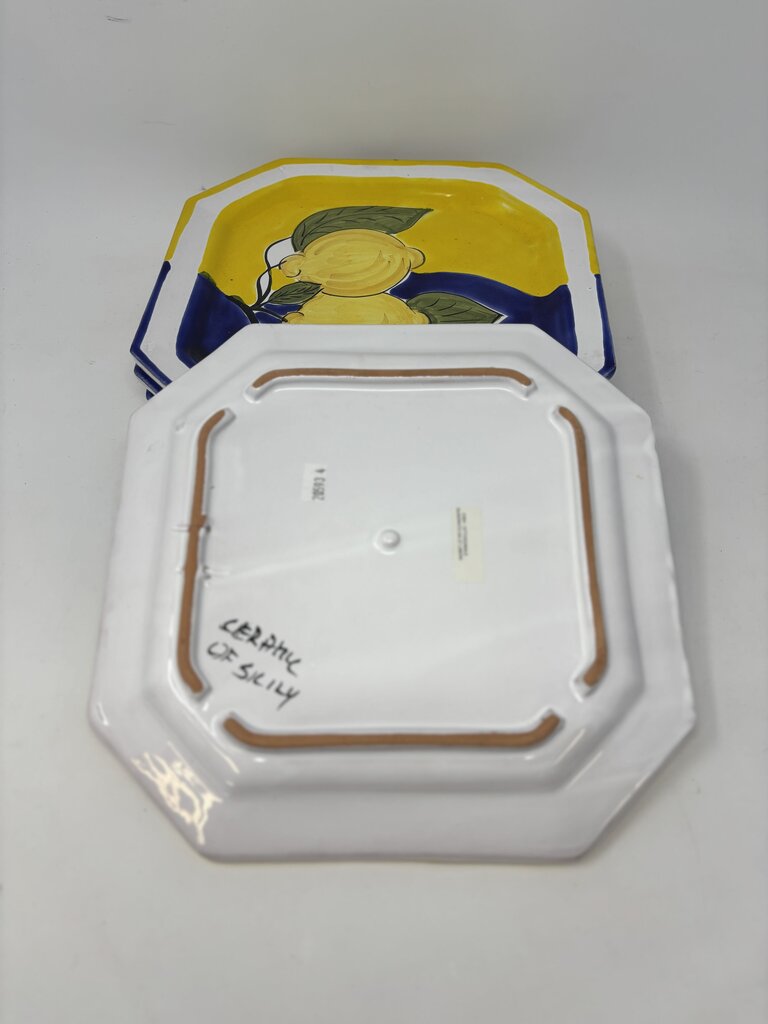 Italian Pottery Plates Set 4