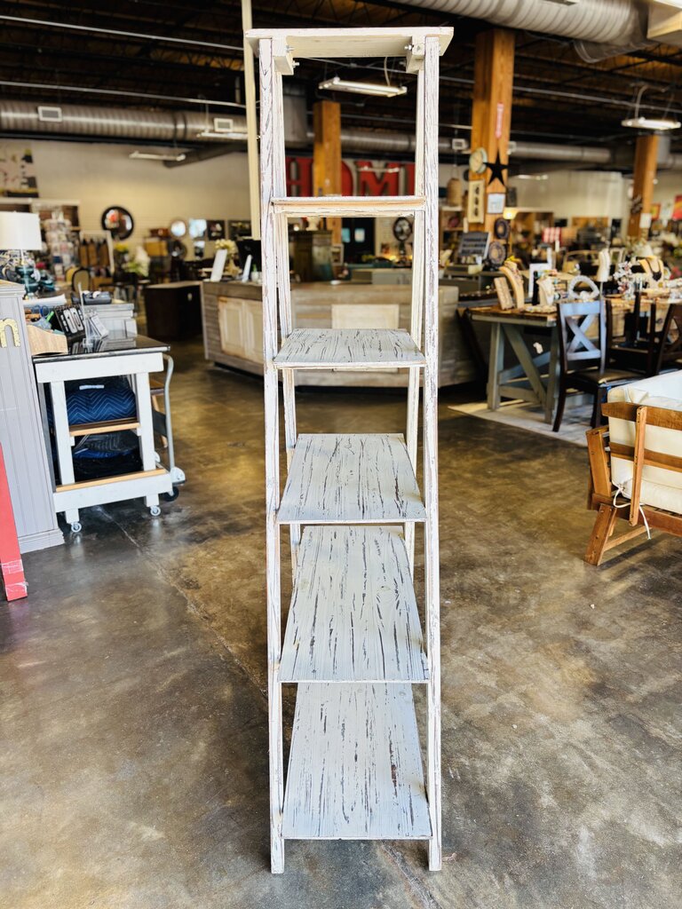 5 Tier Wood Ladder Shelf