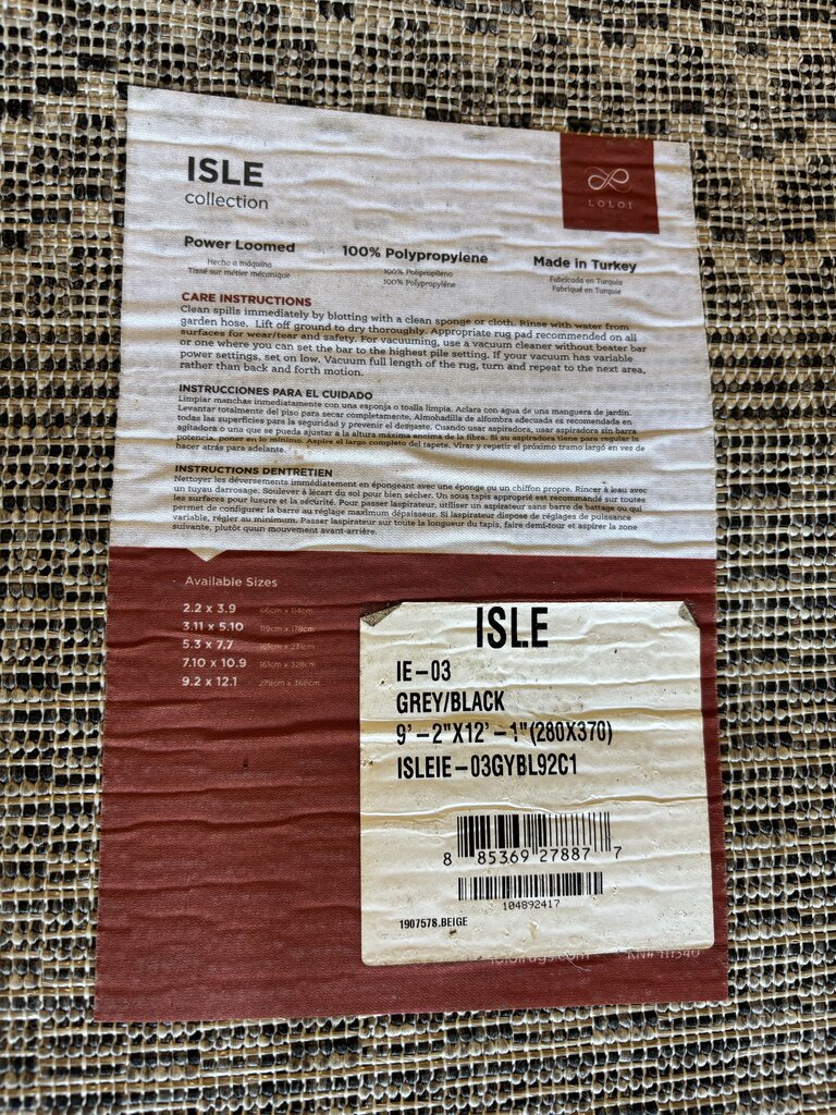 9'2" x 12' Isle Loloi Outdoor Rug