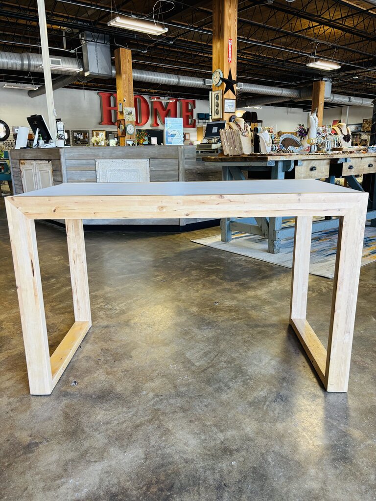Wood Desk West Elm 48 X 24 X 30