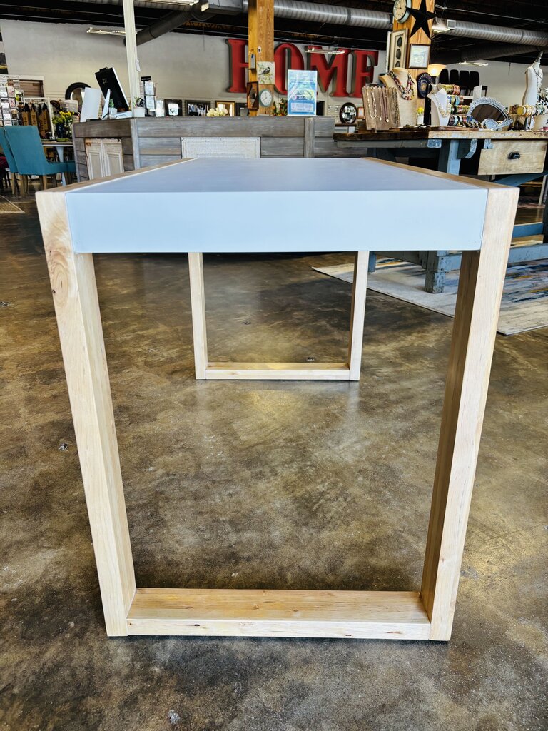 Wood Desk West Elm 48 X 24 X 30