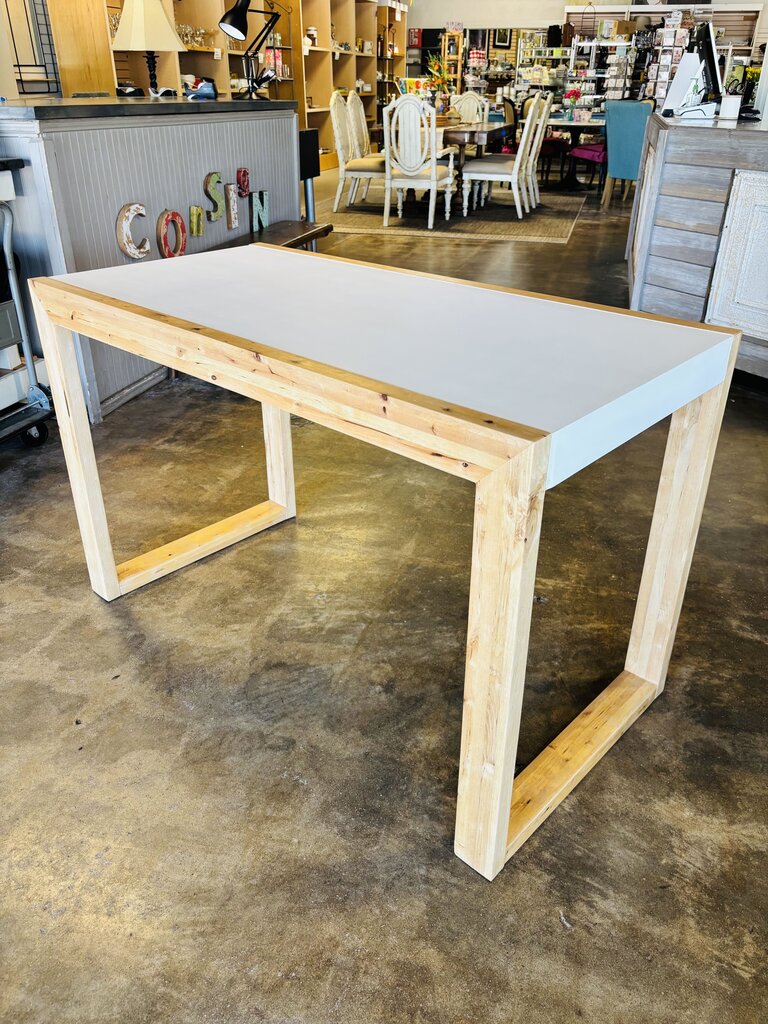 Wood Desk West Elm 48 X 24 X 30
