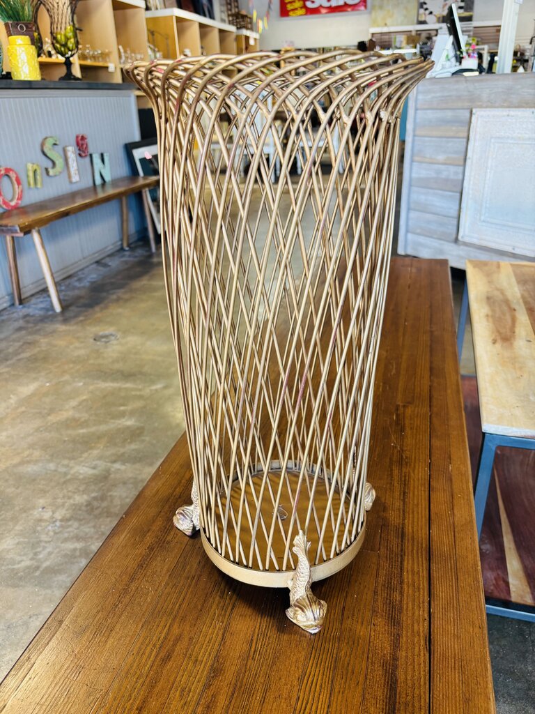 Metal Deco Dolphin Shaped Feet Umbrella Stand