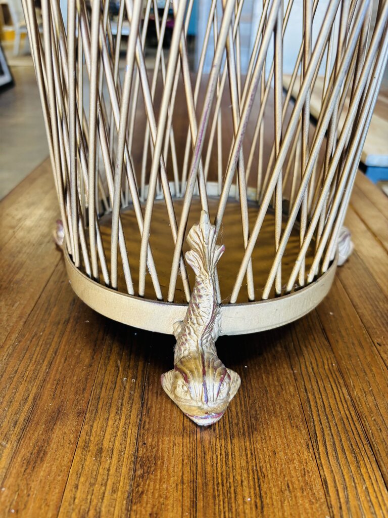 Metal Deco Dolphin Shaped Feet Umbrella Stand