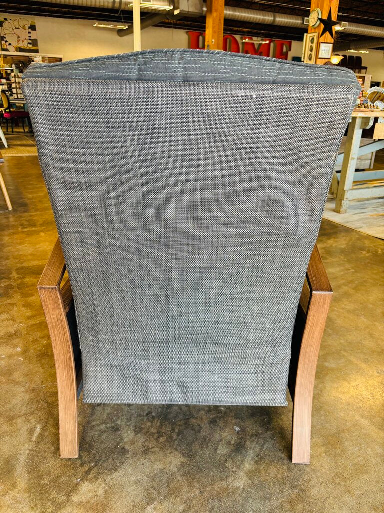 Outdoor Recliner with Cushions