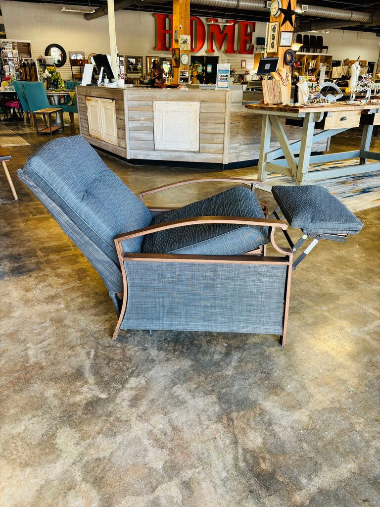 Outdoor Recliner with Cushions