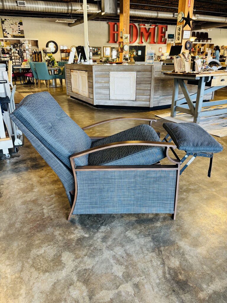 Outdoor Recliner with Cushions