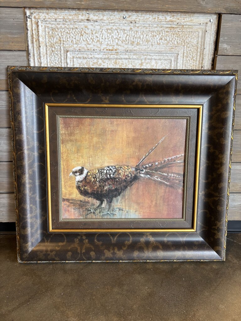 Framed Pheasant Print by Taylor 29.25 X 26.25