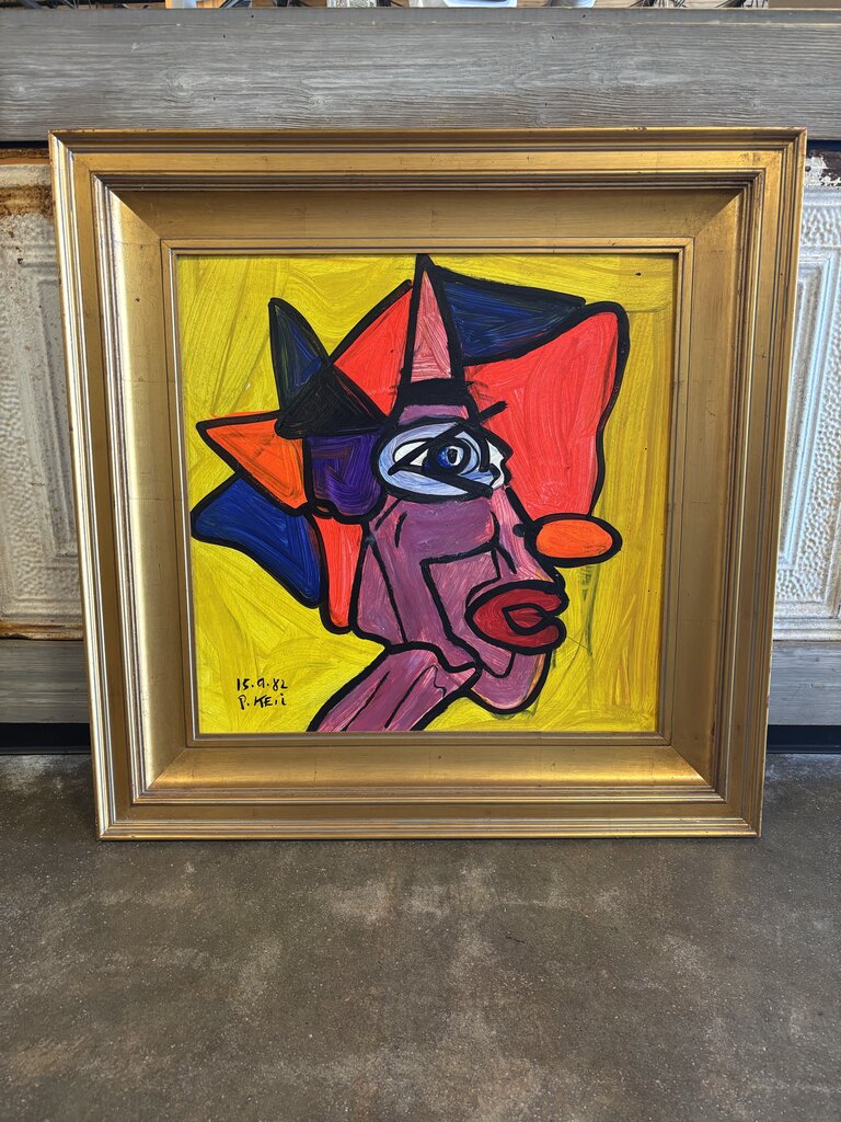 Peter Keil Original Framed Art 33.25 X 33.25