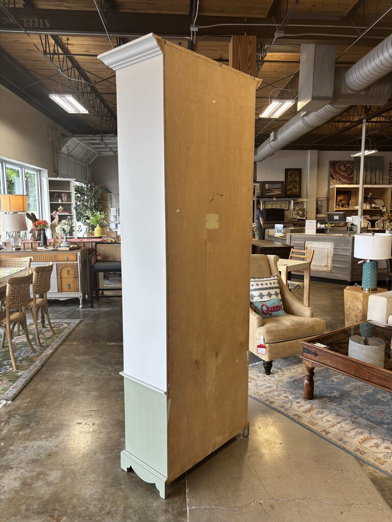 Painted Bookcase with Drawer 34 X 17 X 90
