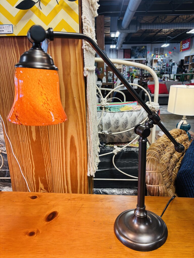 Glass Bell Pottery Barn Desk Lamp