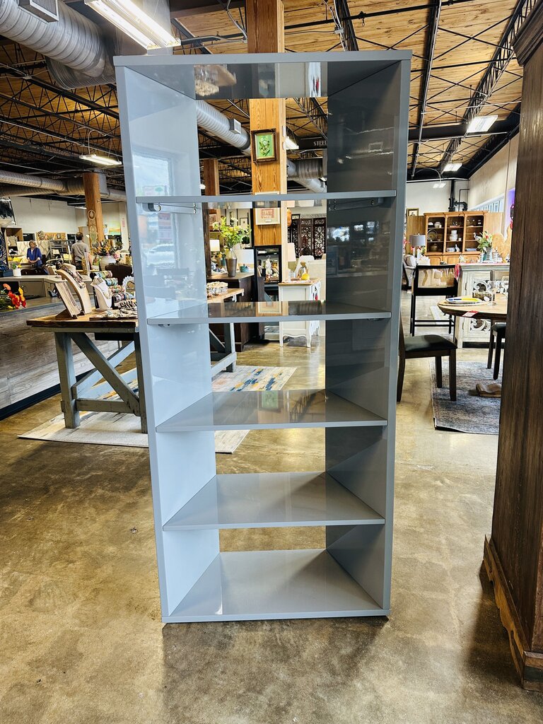 Gray Lacquer Shelves 32W x 71T