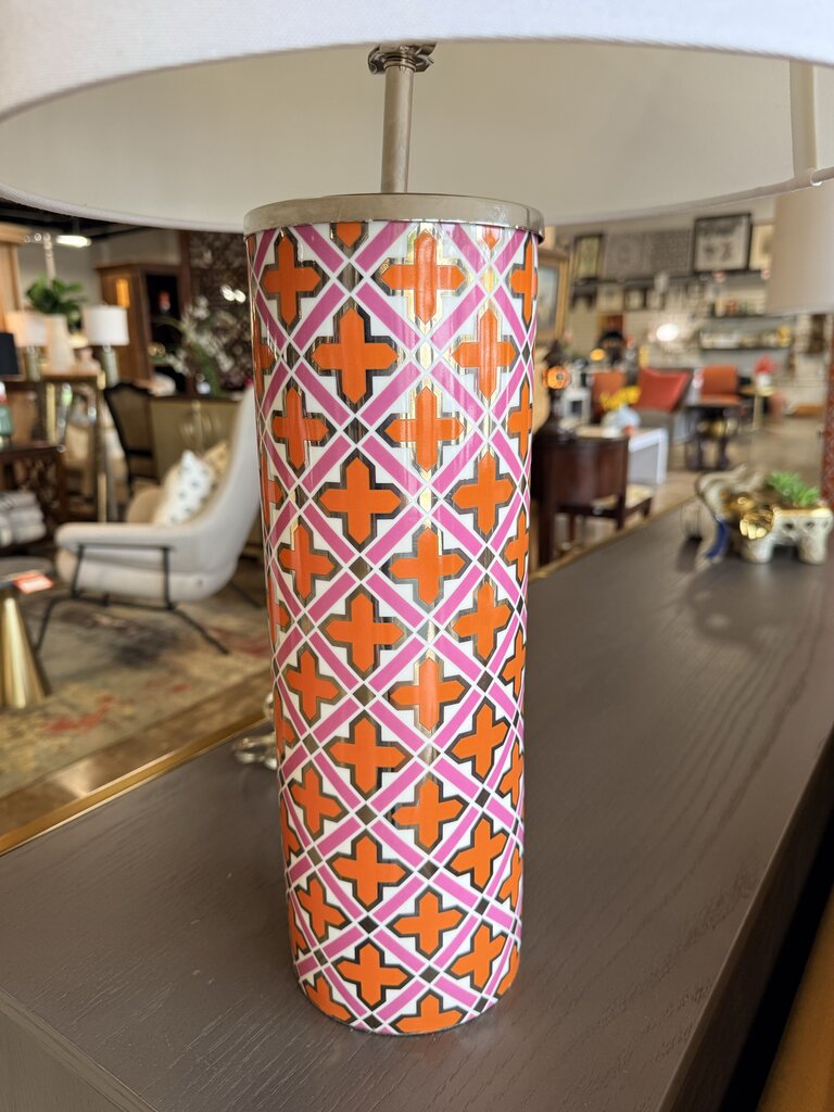 Jonathan Adler Stamped Mosaic Lamp