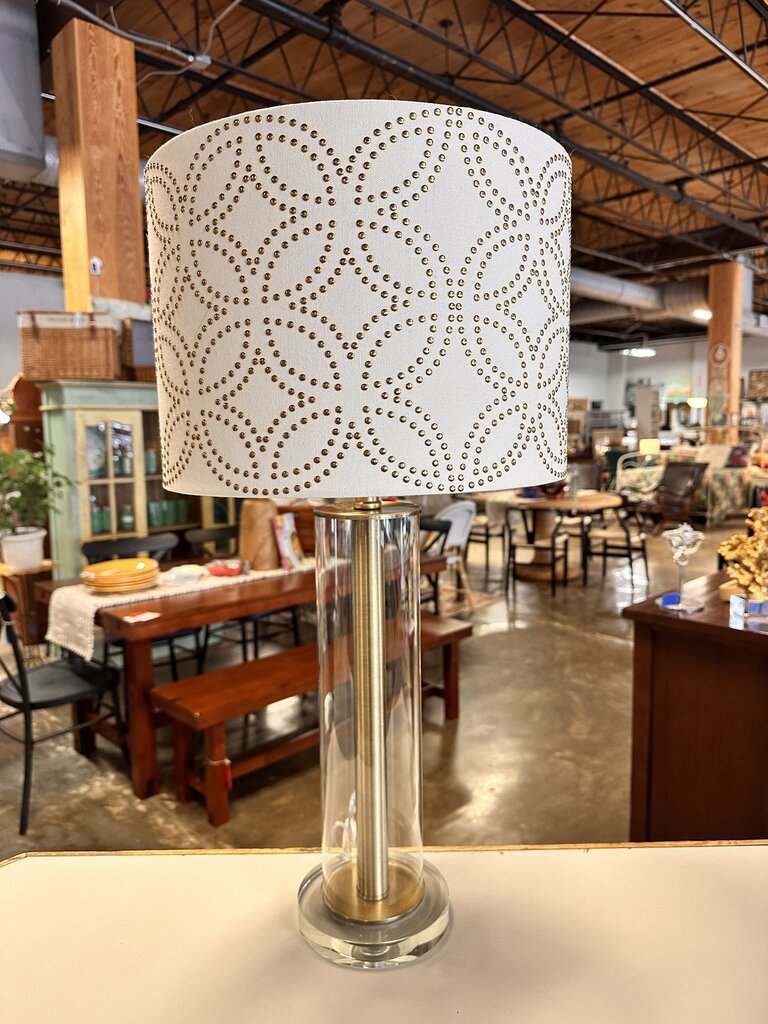 Safevieh Glass & Gold With Studded Shade