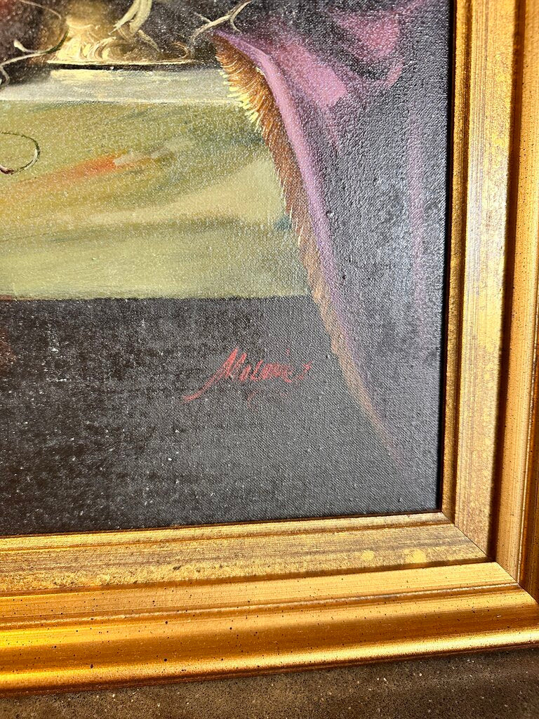 Original Jozsef Molnar Mid Century Still Life