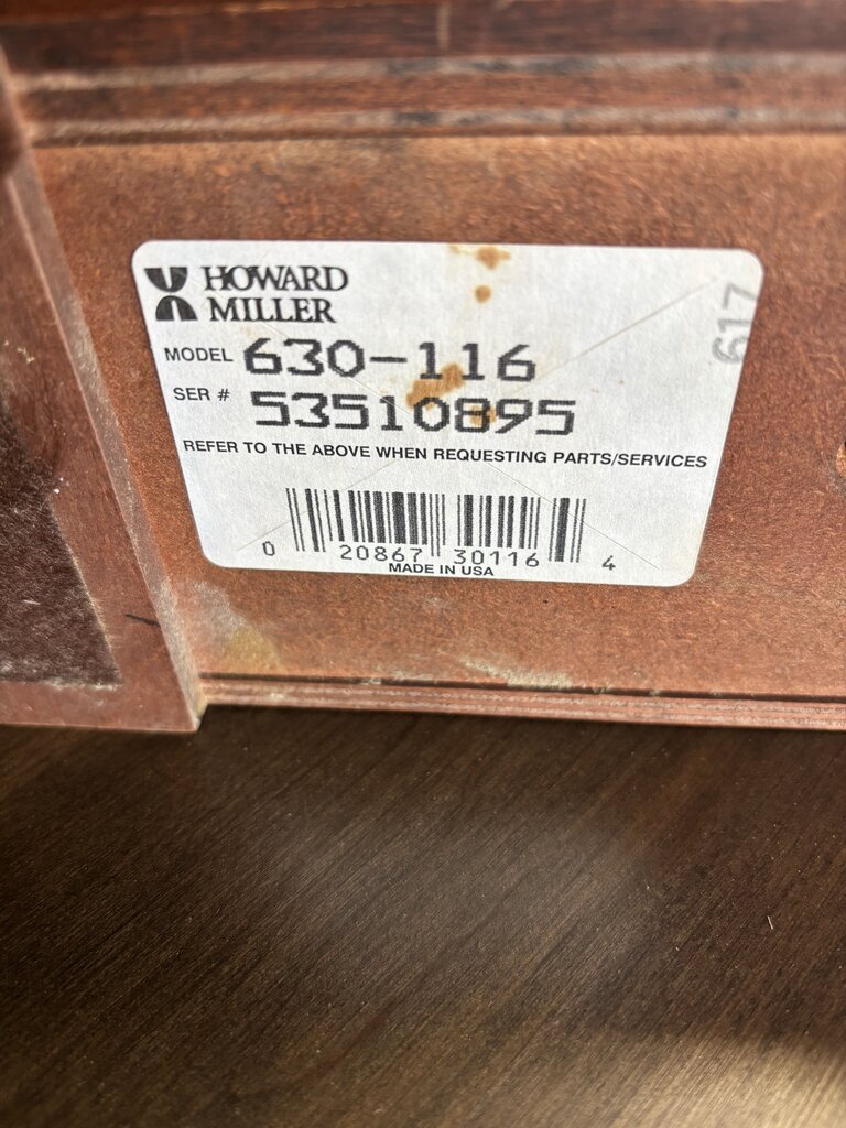 Howard Miller Westminster Chime Mantle Clock