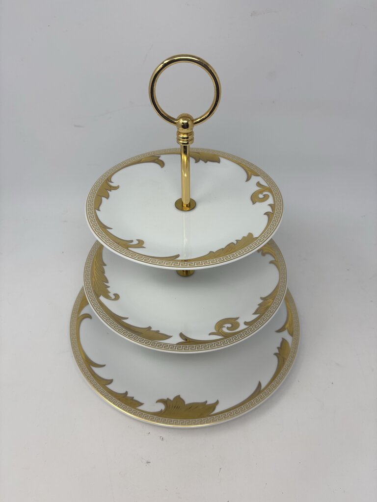 Rosenthal Arabesque Gold 3 Tier Serving Stand