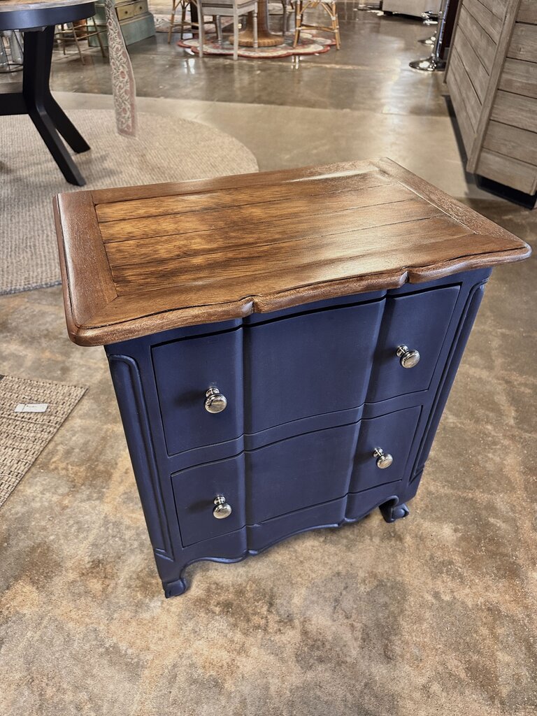 2 Drawer Cabinet Navy 27H x 23.5W x 15D