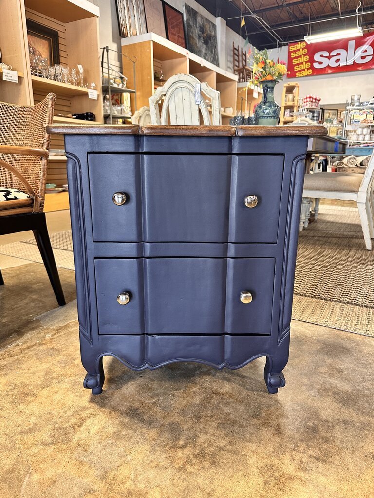 2 Drawer Cabinet Navy 27H x 23.5W x 15D