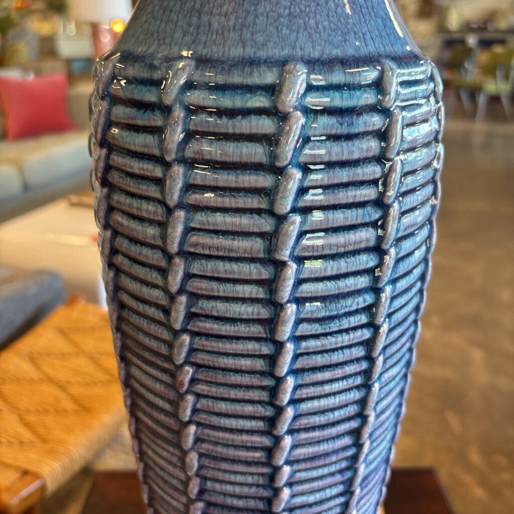 Woven Style Glazed Pattern MCM Lamp