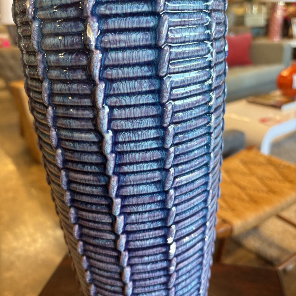 Woven Style Glazed Pattern MCM Lamp