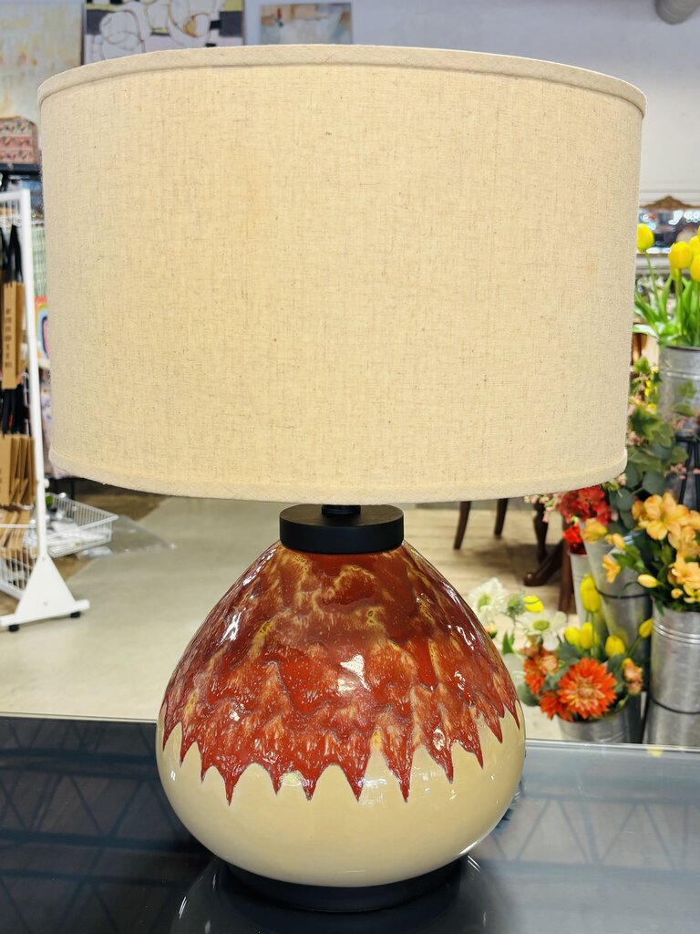 Drip Glaze Ceramic Table Lamp