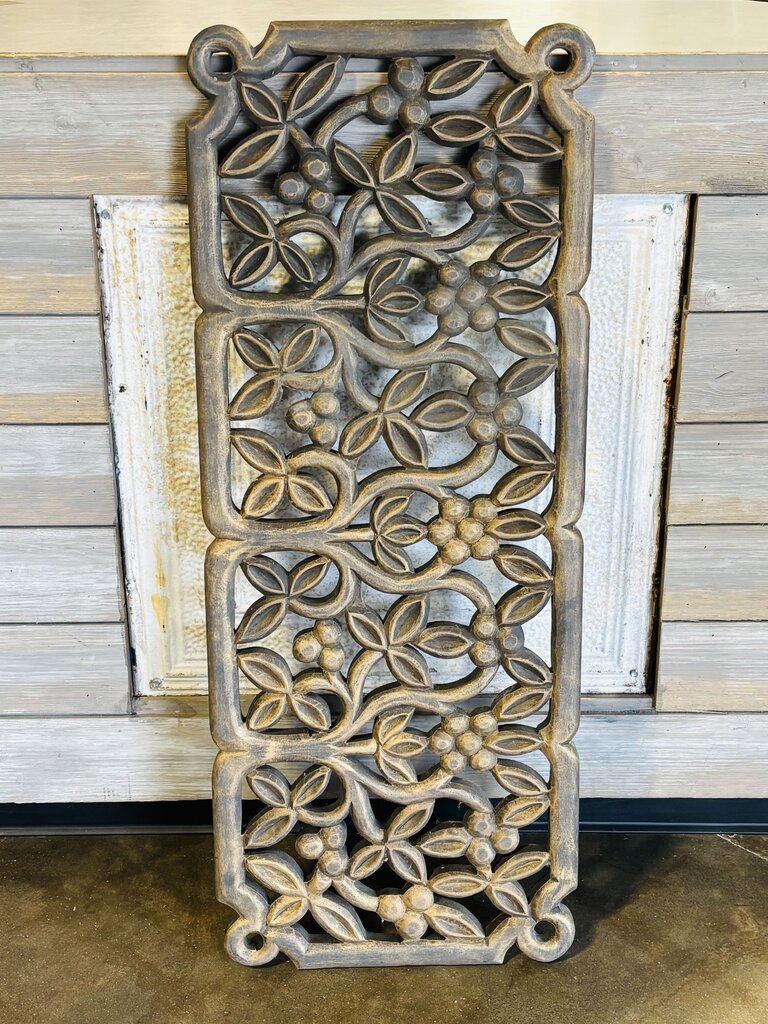 Hand carved Wood Wall Panel 15.75 X 40