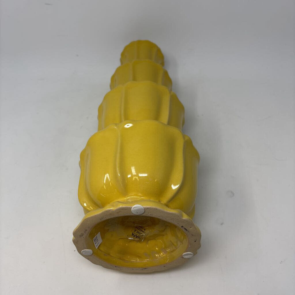 Tiered Pottery Vase 16"H