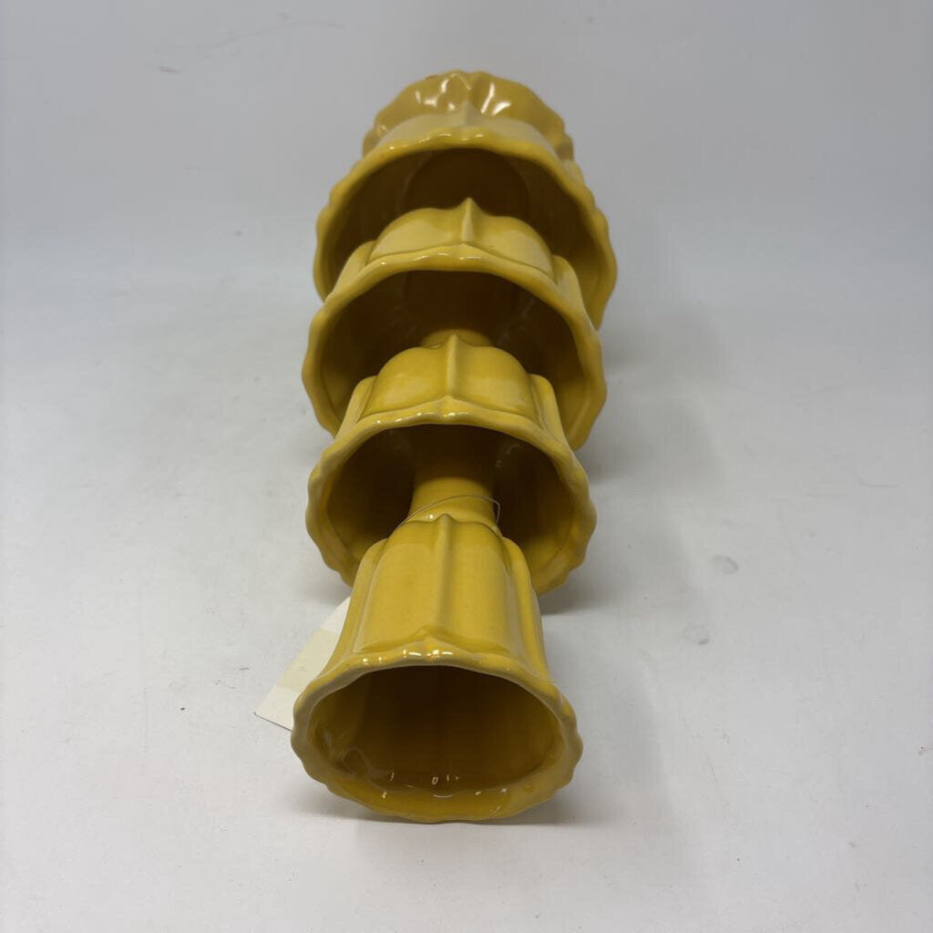 Tiered Pottery Vase 16"H