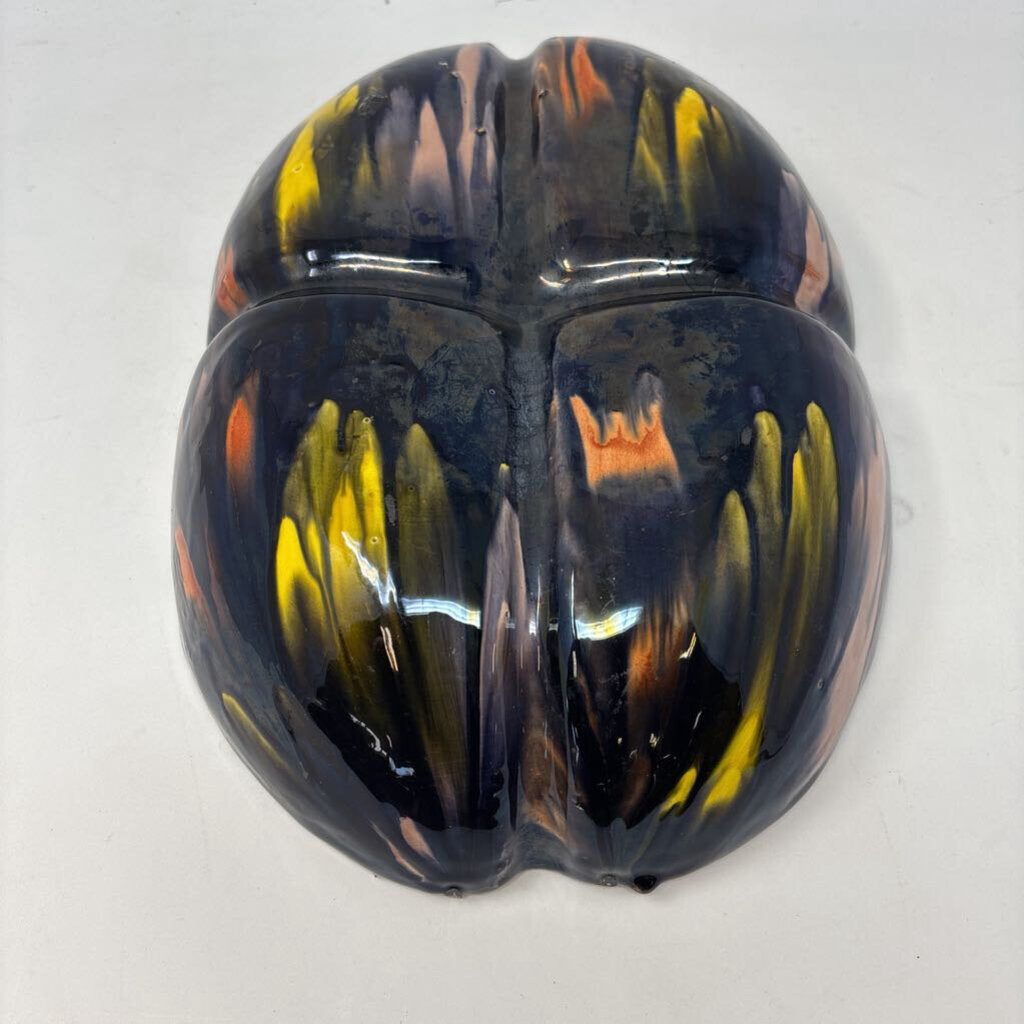 Pottery Dripware Glazed Bowl